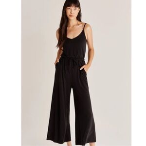 H&M Black Jersey Knit  Jumpsuit  Large